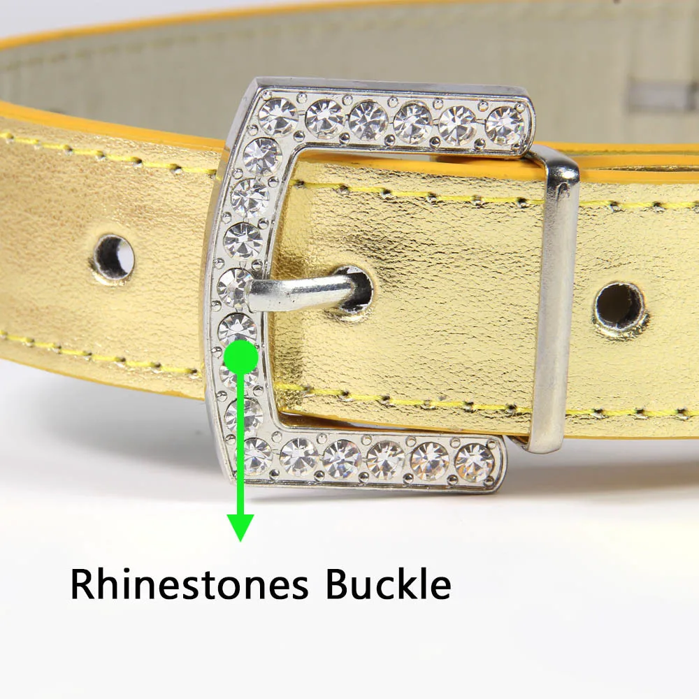 Шикарный кожаный ошейник для собак, персонализированный ошейник со стразами цветок Xs/s/m/l для маленьких средних собак, кошек, ошейник для щенка, поводок, ремень, товары для домашних животных