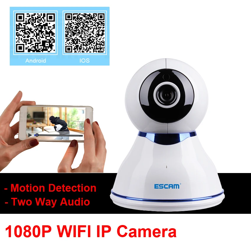 

Support 128GB 1080P Motion Detection WIFI IP Camera Two Way Audio Baby monitor Wireless IP WIFI Camera