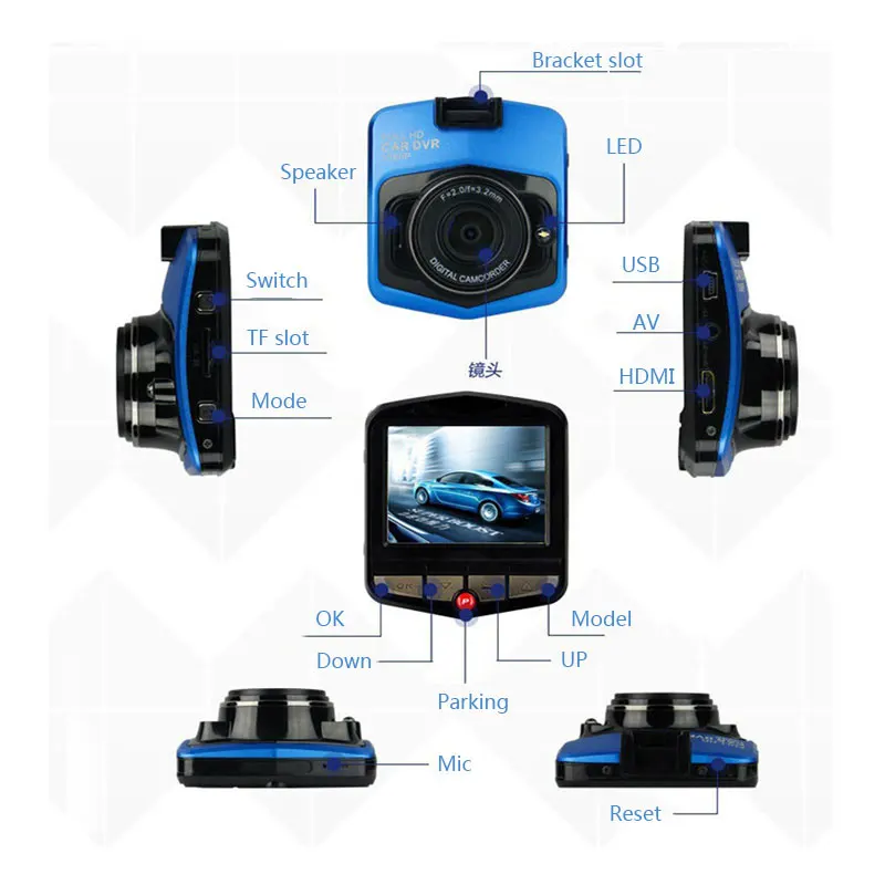 Dash cam видеорегистратор инструкция на русском