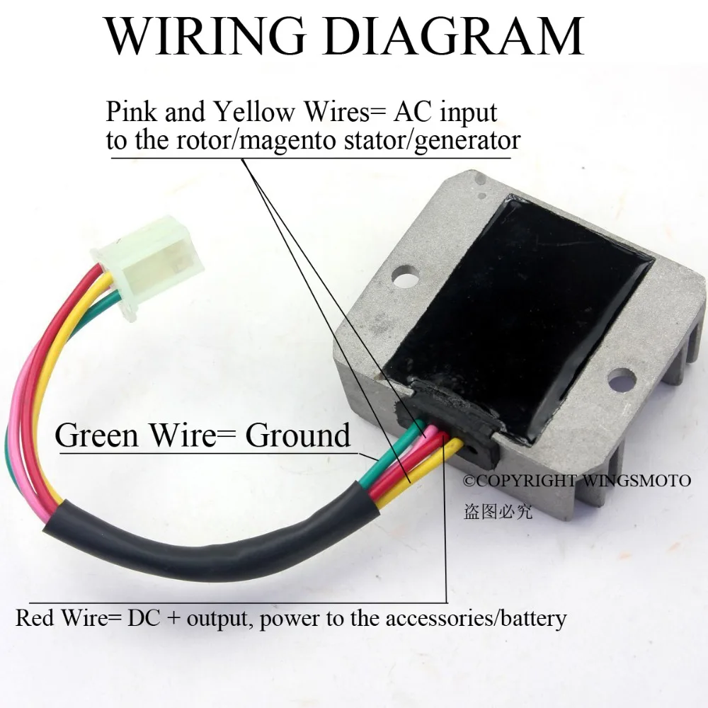 4 wire regulator rectifier wiring diagram 41 wiring