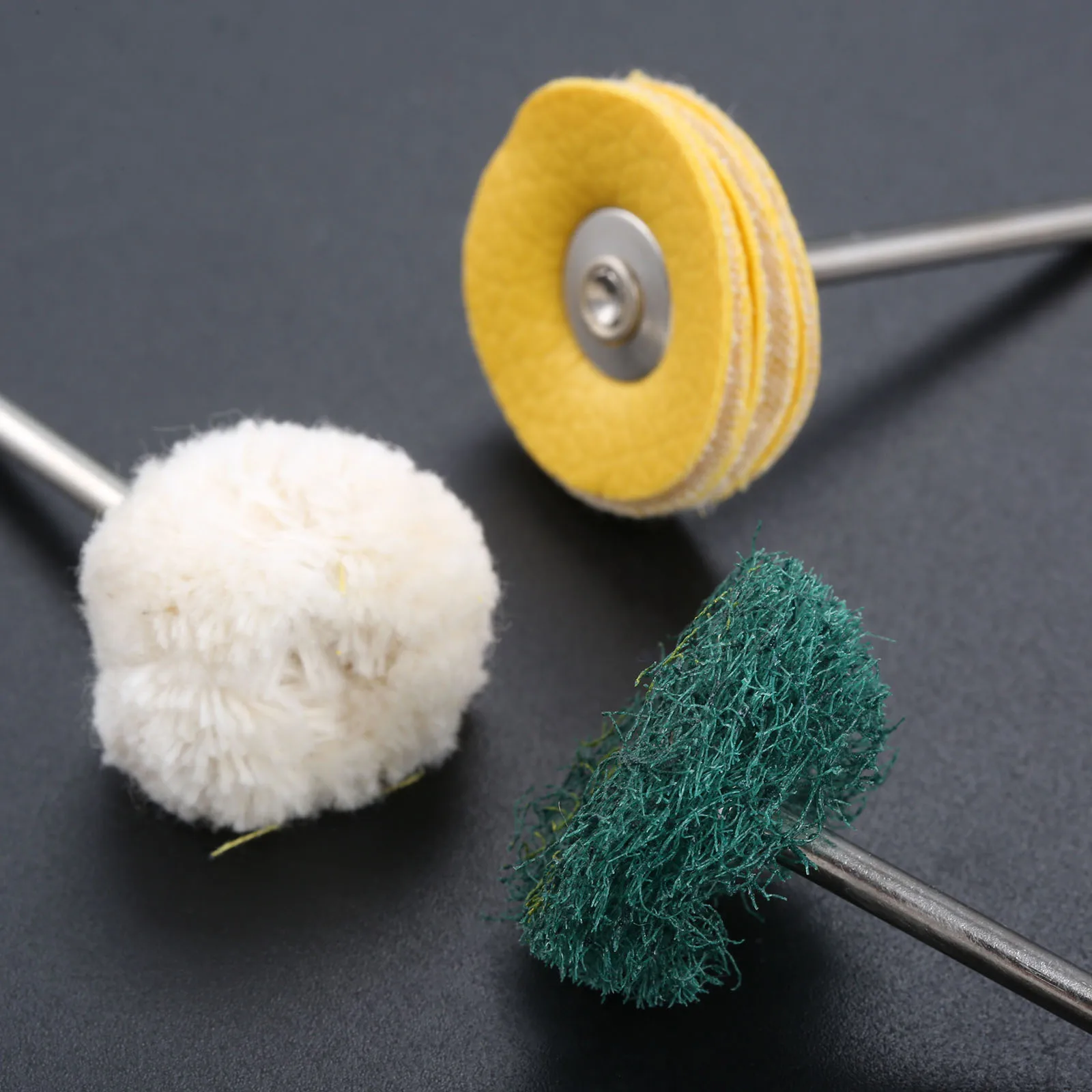 6Pcs 3mm Polisher Buffer Wheel Polishing Buffing Pad Brush For Rotary Drill Bit Electric Grinding Accessories 6Pcs 3mm Polisher Buffer Wheel Polishing Buffing Pad Brush For Rotary Drill Bit Electric Grinding Accessories