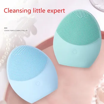 

Deep Cleaner Face Washing Tool Electric Cleaning Instrument Beauty Cleansing Four Colors Waterproof Skin Massage Silicone