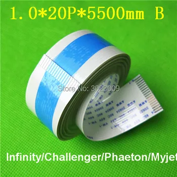 

5.5M long 20pins data cable ,opposite side for Infinity Challenger Myjet Phaeton servo board FFC data cable long cable 2pcs