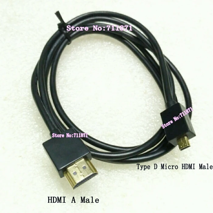 1 5 м 150 см тип D HDMI кабель линия портативный A Micro кабеля типа фотокамера