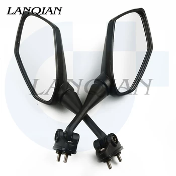 

Universal Motorcycle Mirrors motorbike Rearview Cafe racer ABS Plastic side Mirror For Yamaha YZF R3 Suzuki gsxr BMW KTM duke