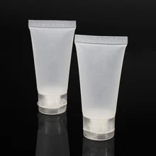 Liplasting – tubes souples et vides transparents de 15ml, conteneurs de voyage pour maquillage, crème cosmétique, Lotion, étui pour le visage, 100 pièces