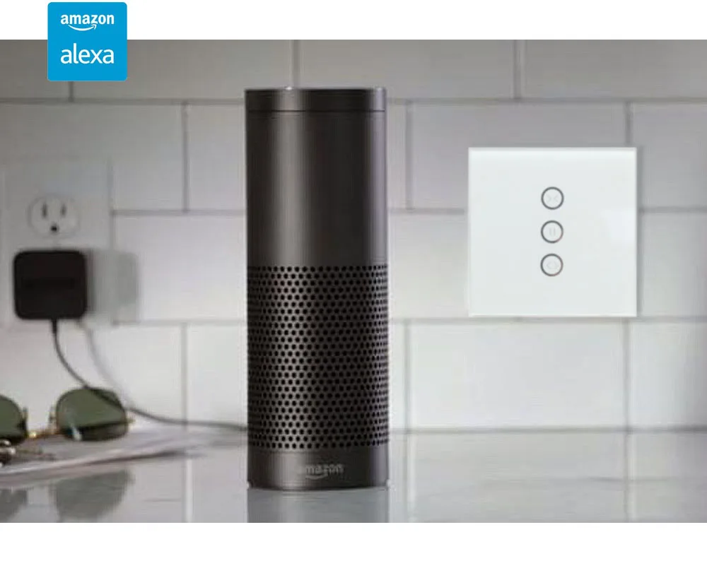 Тип ЕС Шторы настенный выключатель Wi-Fi Управление через приложение или голос Управление по Alexa Google дома AC110 до 240 В костюм для жалюзи
