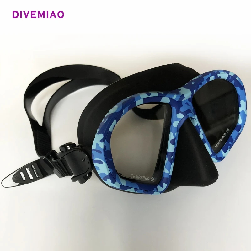 Новинка 2019 маска для подводного плавания DIVEMIAO с коробкой камуфляжная снаряжение