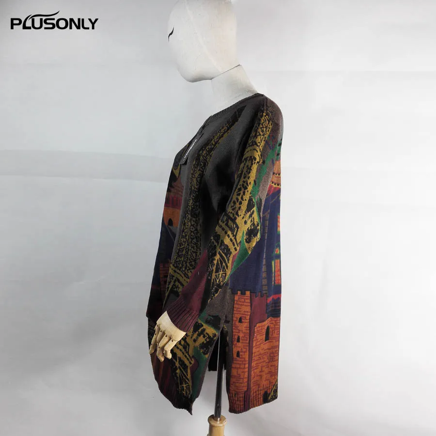 O-nec Casual Sweater for Women New Plus Size Loose Long Sleeve Autumn Knitting Sweater KCSJWC02 O-nec Casual Sweater for Women New Plus Size Loose Long Sleeve Autumn Knitting Sweater KCSJWC02