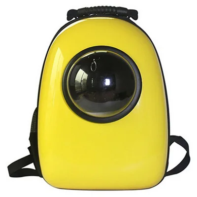 yellow Горячая космическая переноска для домашних животных в форме капсулы дышащий Многофункциональный рюкзак для собаки кошки вне путешествия переносная сумка для переноски собак GB0064 - Цвет: yellow