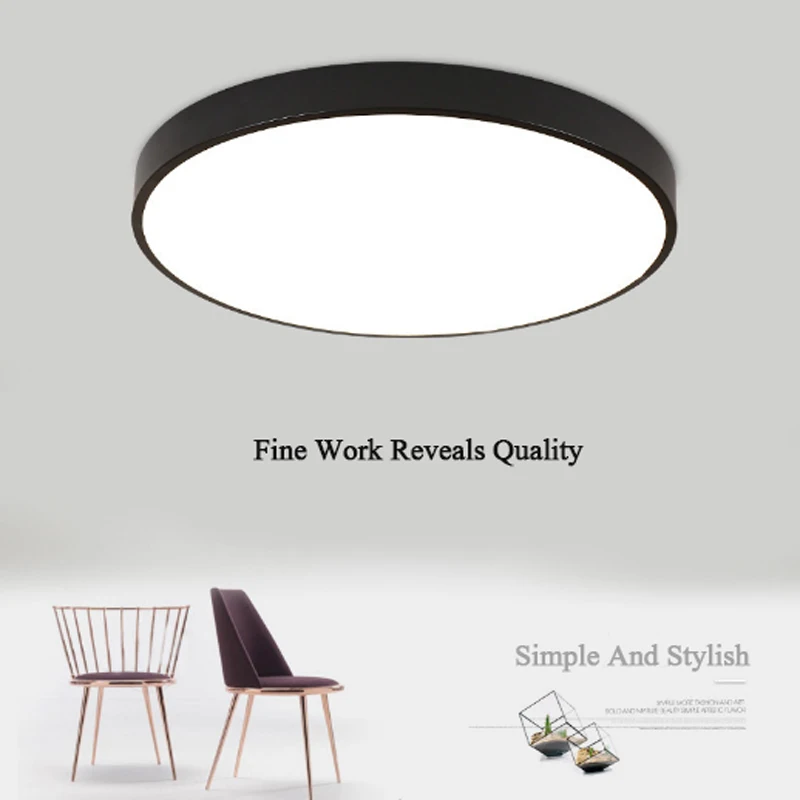 

T-SUN 6000k LED Panel Light Ultra-thin 5cm Surface Ceiling Downlight 23CM/30CM Round Ceiling Lamp For Deroration Home Lighting