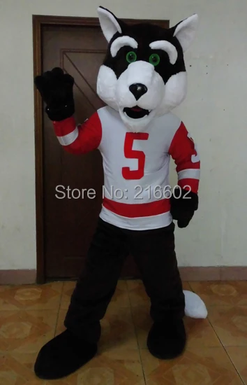 

cosplay costume Wolf Adult Cartoon Mascot Costume Fancy Dress Free Shipping