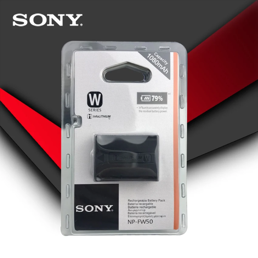 2 шт./лот sony NP-FW50 NP FW50 NPFW50 Батарея NEX-7 NEX-5R NEX-F3 NEX-3D Alpha a5000 a6000 Alpha 7 a7II