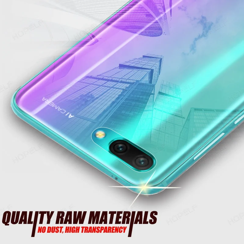 

HOPELF Transparent Case on for Huawei Honor 8x 10 Case Silicone Ultra Thin TPU on Cover for Coque Huawei Honor 9 Lite 10 8x Case