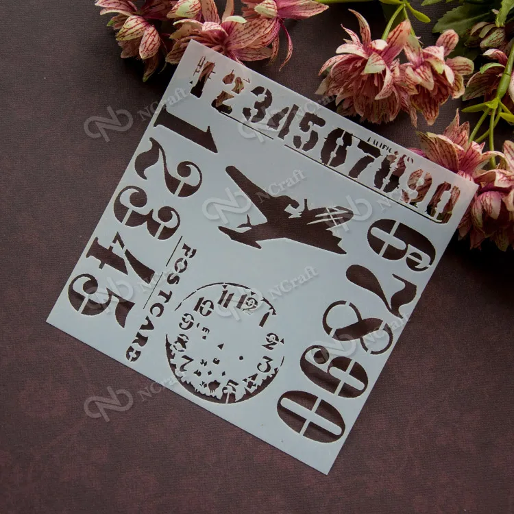 

NCraft Stencil S41 Scapbook Stencil Cake Decorating Tool scrapbooking