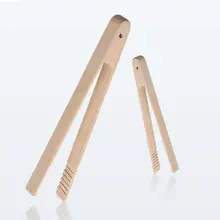 1 шт. зажим для еды практичный бук легко захватывает кухонные щипцы для десерта тостер щипцы для приготовления пищи для выпечки для барбекю