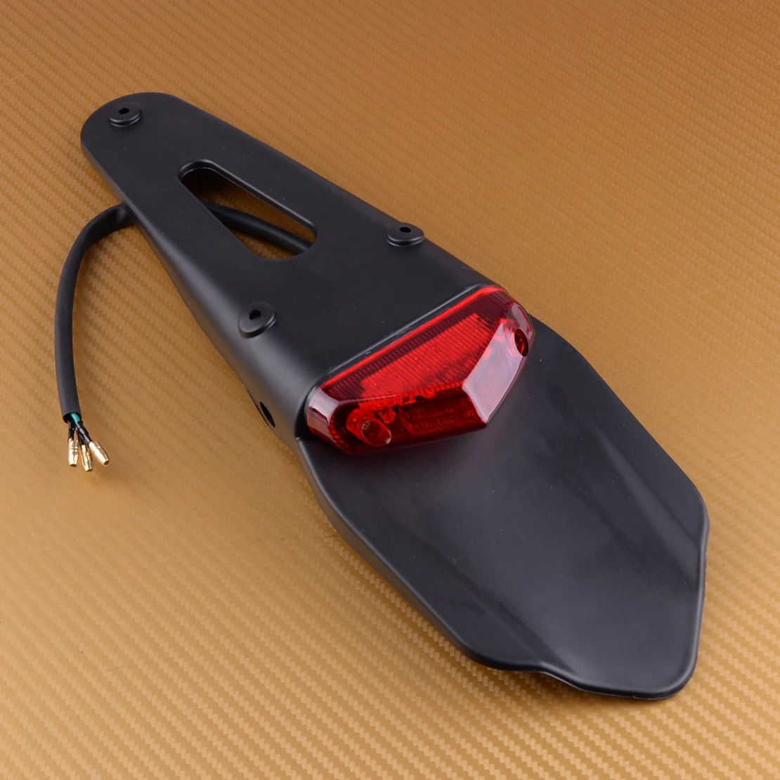 

DWCX 12V Universal Motorcycle LED Rear Fender Tail Stop Brake Lamp Rear Lights for Enduro Dirt Bike