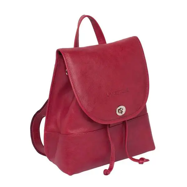 LAKESTONE женский кожаный рюкзак MAGGS RASPBERRY