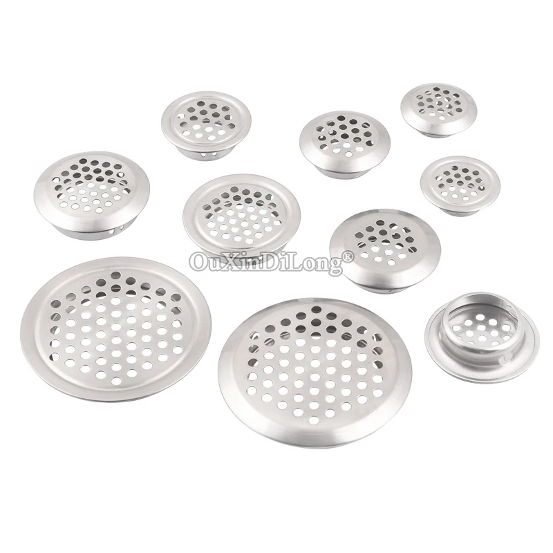 19mm Rejilla de ventilaci/ón Rejilla de acero inoxidable para armario Rejilla redonda de ventilaci/ón Rejilla de ventilaci/ón para armario de cocina