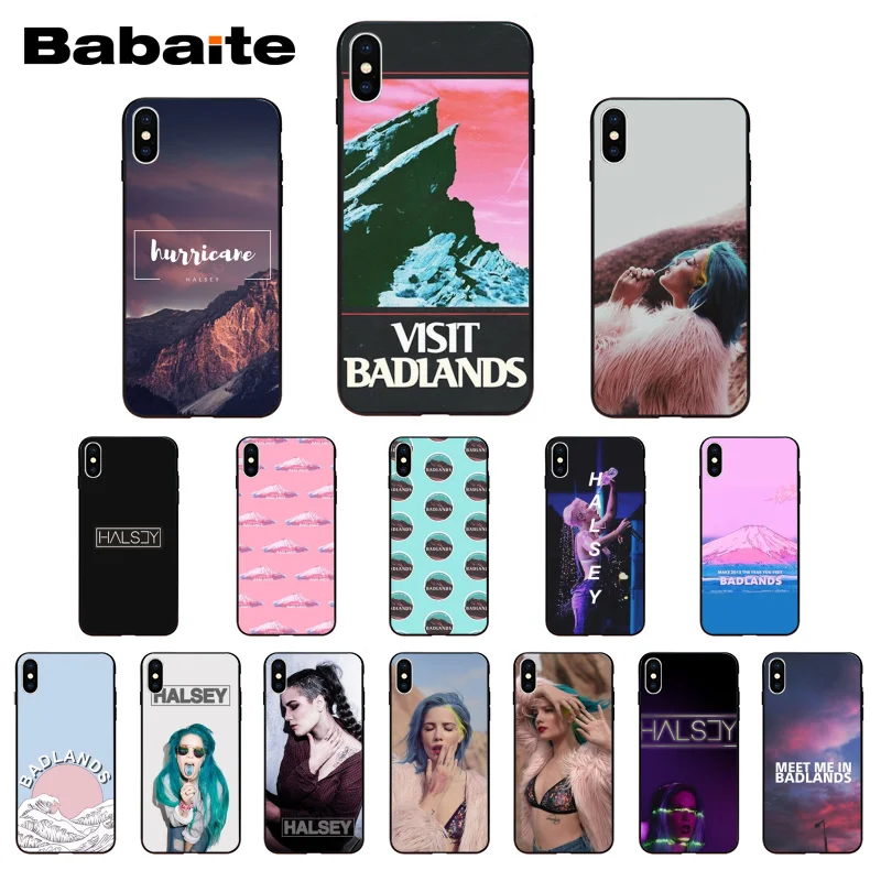Мягкий чехол для телефона Babaite Badlands Halsey iPhone X Xs Xr XsMax 6 6s Plus 7 7plus 8 8plus 5 5s 5c SE11 11pro