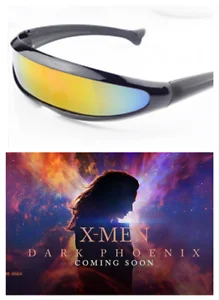 X Men: мужские и женские лазерные очки для косплея темного Феникса