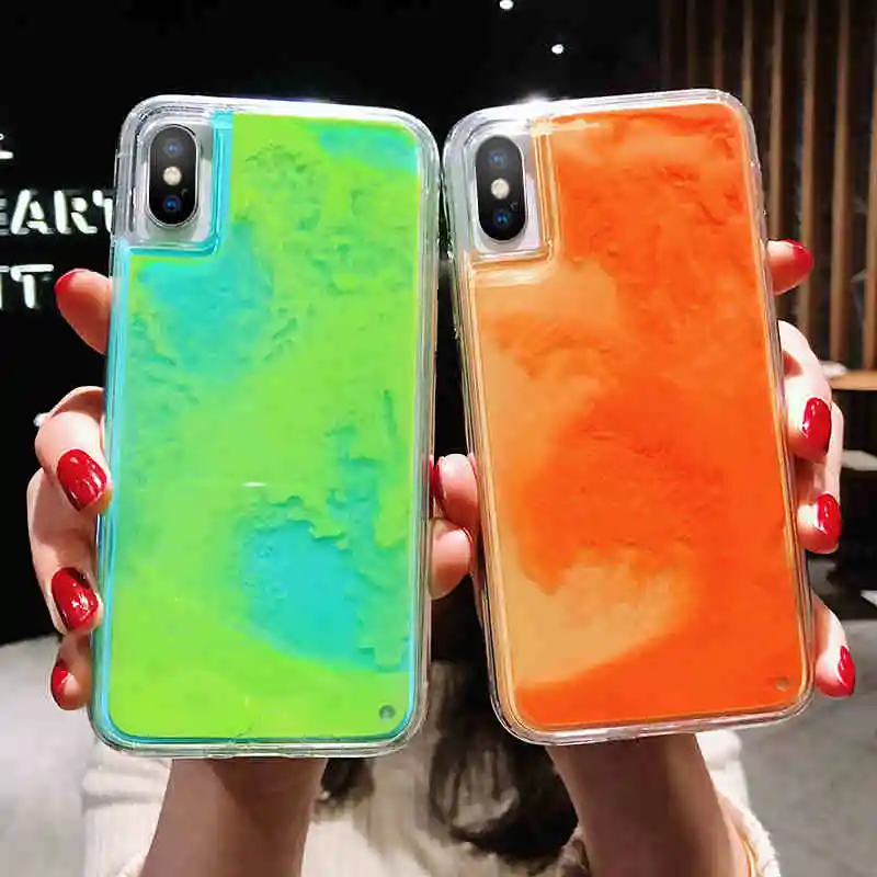 Чехол для iPhone 11 11Pro Max X Xs Xr 7 8 Plus 6 6s светящийся силиконовый чехол Capinha Capa ipone ip Coque Fundas