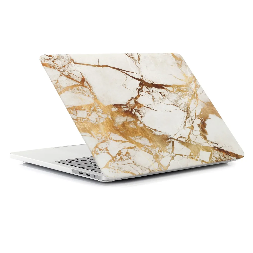 Slim PVC For Macbook Pro 13 2018 2017 Laptop Case A1989 A1706 A1708 Matte Marble Hard Cover For Macbook Pro 15 A1707 A1990 Case (3)
