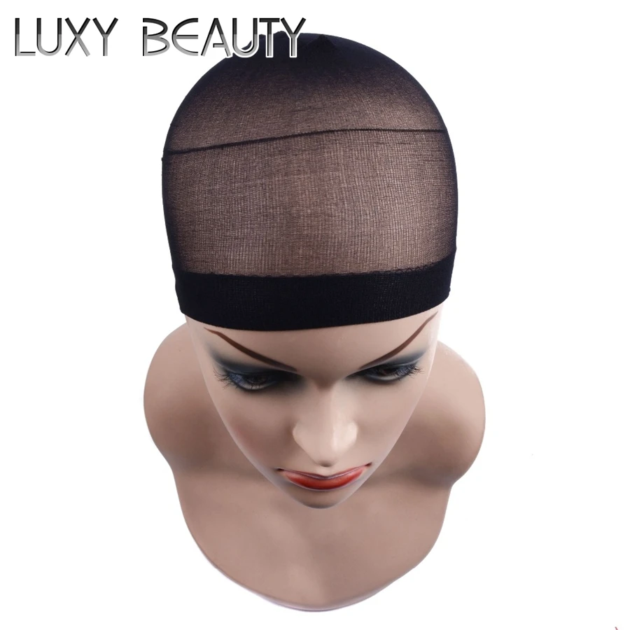 10pcs Lace Wig Cap Stretchable Elastic Hair Nets Snood Wig Cap Hairnets For Making Wigs Free Size Unisex Human Hair Extension