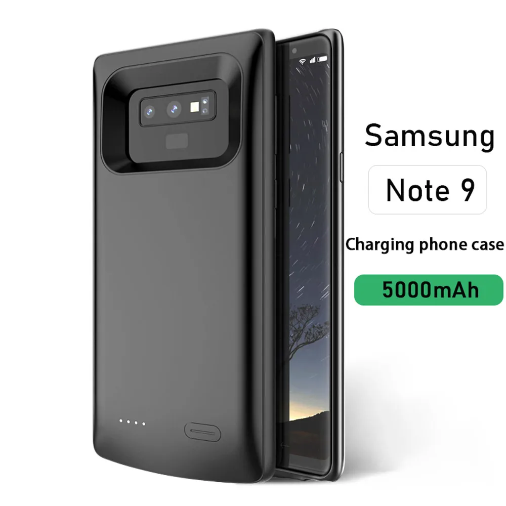 

Battery Charger Case for Samsung Note 9 Ultra Slim Power Bank 5000Mah Case Portable External Backup Pack Charging Battery Cover
