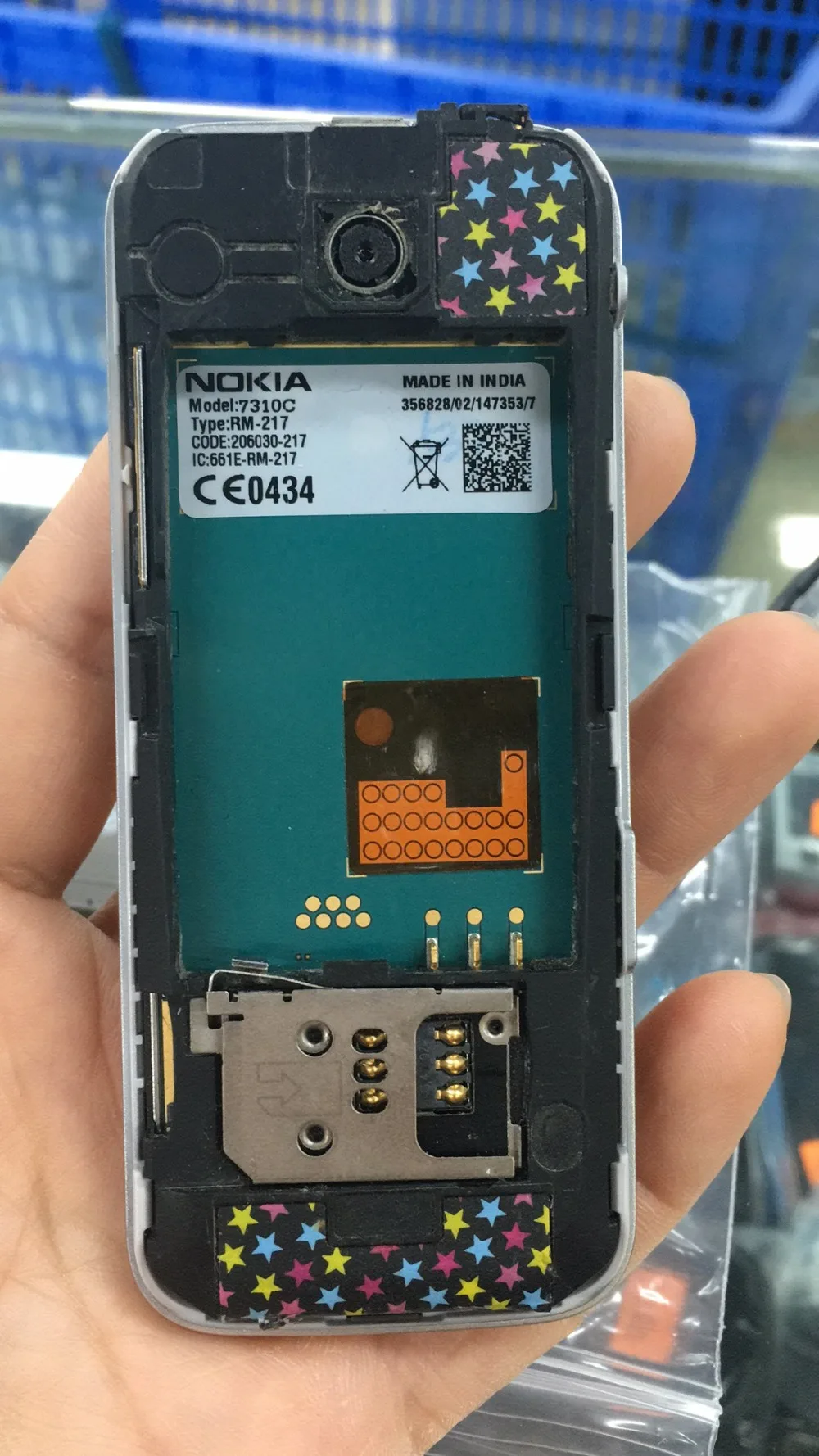 7310c разблокированный Nokia 7310 Supernova 2MP мобильный телефон Поддержка Русская клавиатура Восстановленный