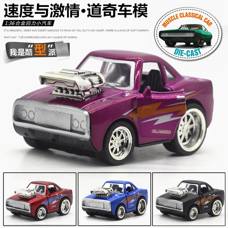 136 Q alloy dodge retro restoring car mould, Pull Back car, Alloy toy