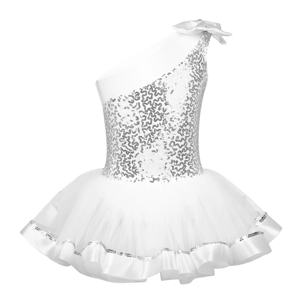 DPOIS/Блестки пайетки для девочек; балетное танцевальное платье-пачка; детская гимнастика; трико балерины; сценический костюм; танцевальная одежда принцессы