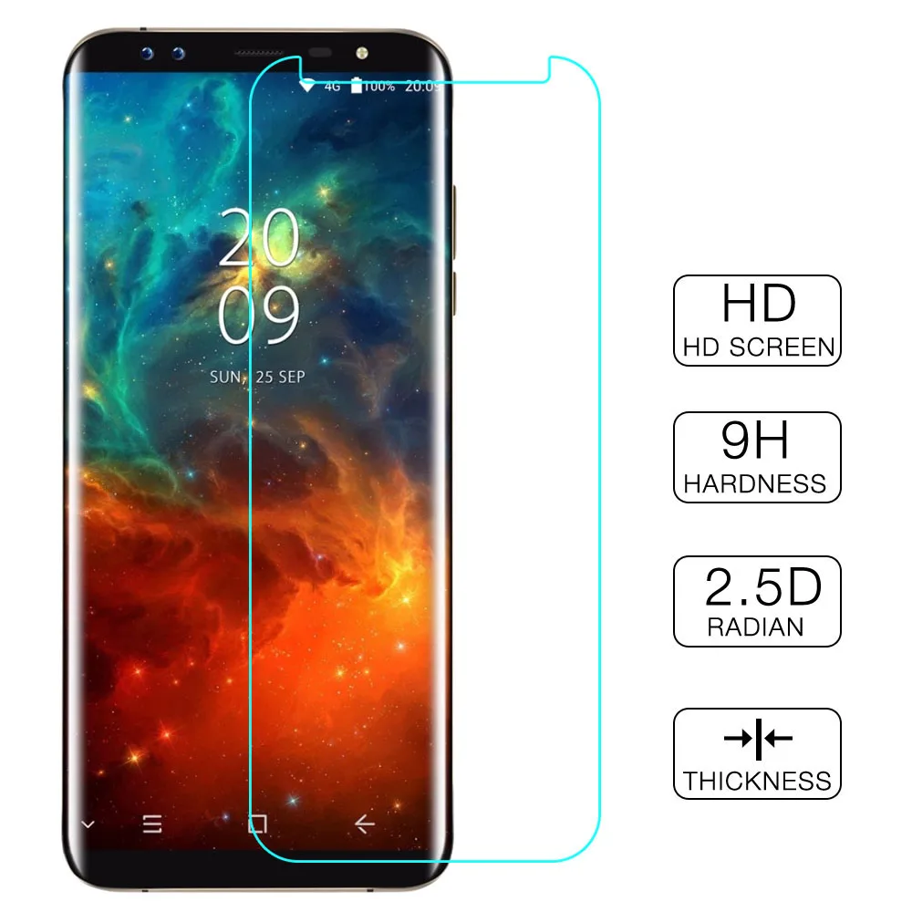 9 H 0.26 мм 2.5D для Blackview S8 закаленное Стекло Экран протектор Coque чехол про защитный