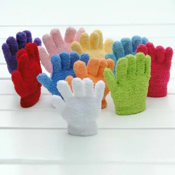 

Children Kids Coral Fleece Wrist Gloves for Party Dance Kids Costume Party wedding birthday home decor
