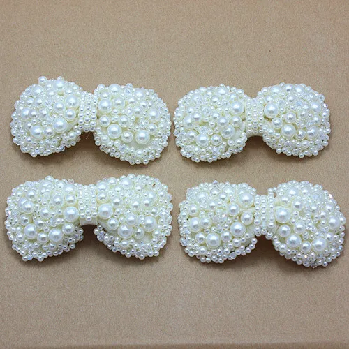 baby-Pearl-Bows-DIY-handmade-bows-with-beads-and-rhinestone-for-headband-shoes-dress-hair-accessories (5)