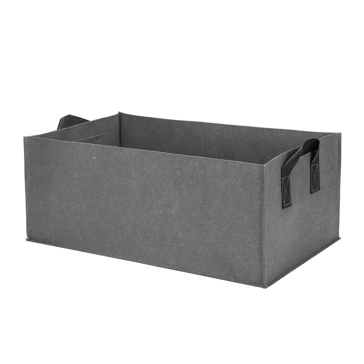 Grey Type A(Size L) 1 шт., тканевые домашние садовые посадочные сумки, воздухопроницаемые войлочные посадочные контейнеры для выращивания растений, цветов, овощей - Цвет: Grey Type A(Size L)