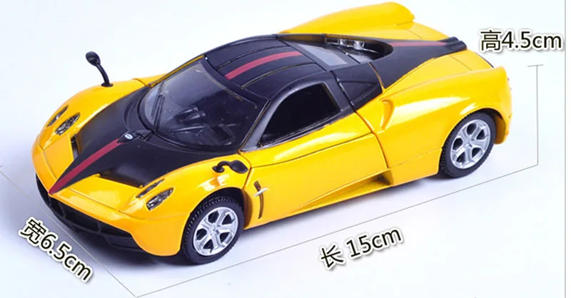 Mnotht 1/32 Pagani Zonda модель автомобиля из сплава моделирование спортивный автомобиль литье под давлением Модель автомобиля игрушки Pull Back звуковые огни детские игрушки МО