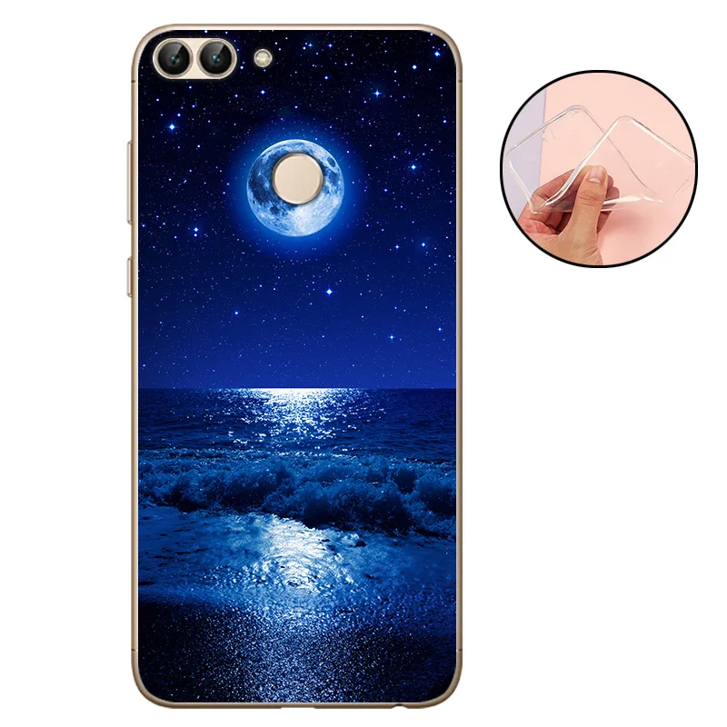 TAYLH22 CROWNPRO СПС huawei P Smart чехол силиконовый мягкий ТПУ чехол P Smart Coque задний телефон для Funda huawei P Smart чехлы - Цвет: TAYLH22