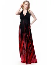 6XL 7XL 5XL 4XL 3XL Plus Size High Quality 2017 New Sexy Elegant V-neck Bohemian Maxi long Summer Dress Ukraine Sundress LEORAIN