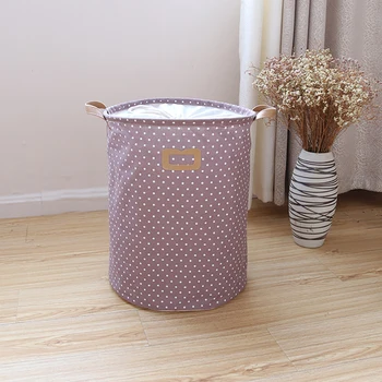 

Cotton Linen Storage Bag Waterproof Clothes Blanket Organizer Case Home Washing Storage Accessories