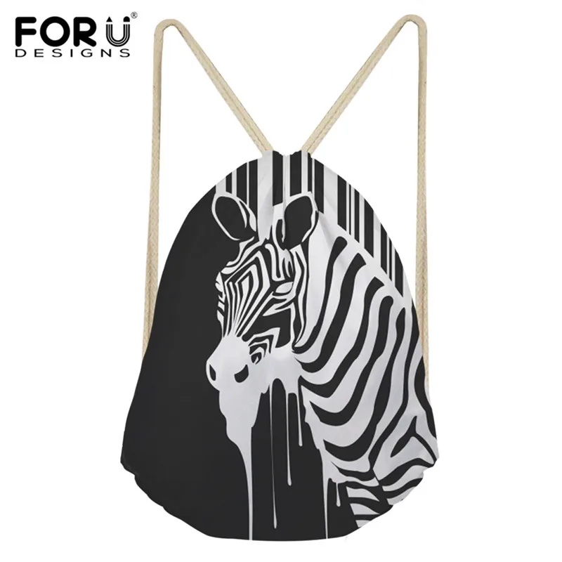 FORUDESIGNS/сумки на шнурках с рисунком лошади, модные повседневные женские рюкзаки для путешествий, школьные рюкзаки, повседневная обувь, сумка для хранения - Цвет: HMD1063Z3