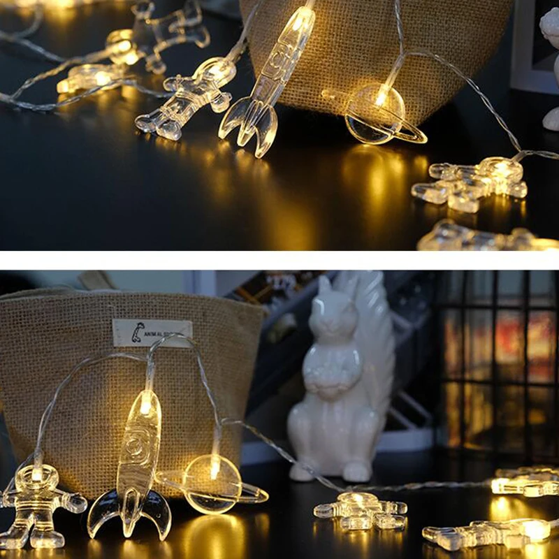  LED Christmas Lights Spaceman Light String Battery Fairy Lights 1020Led String Wedding Children Birthday Decor Party Supplies (8)