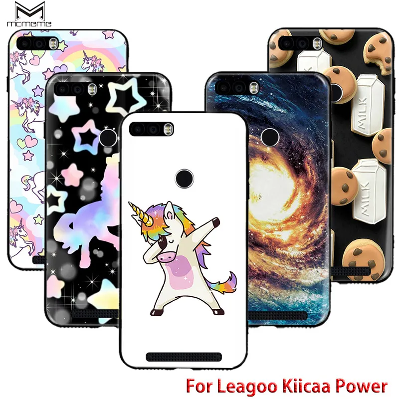 Чехол-накладка для Leagoo Kiicaa power силиконовый чехол с 3d-рисунком рельефная задняя