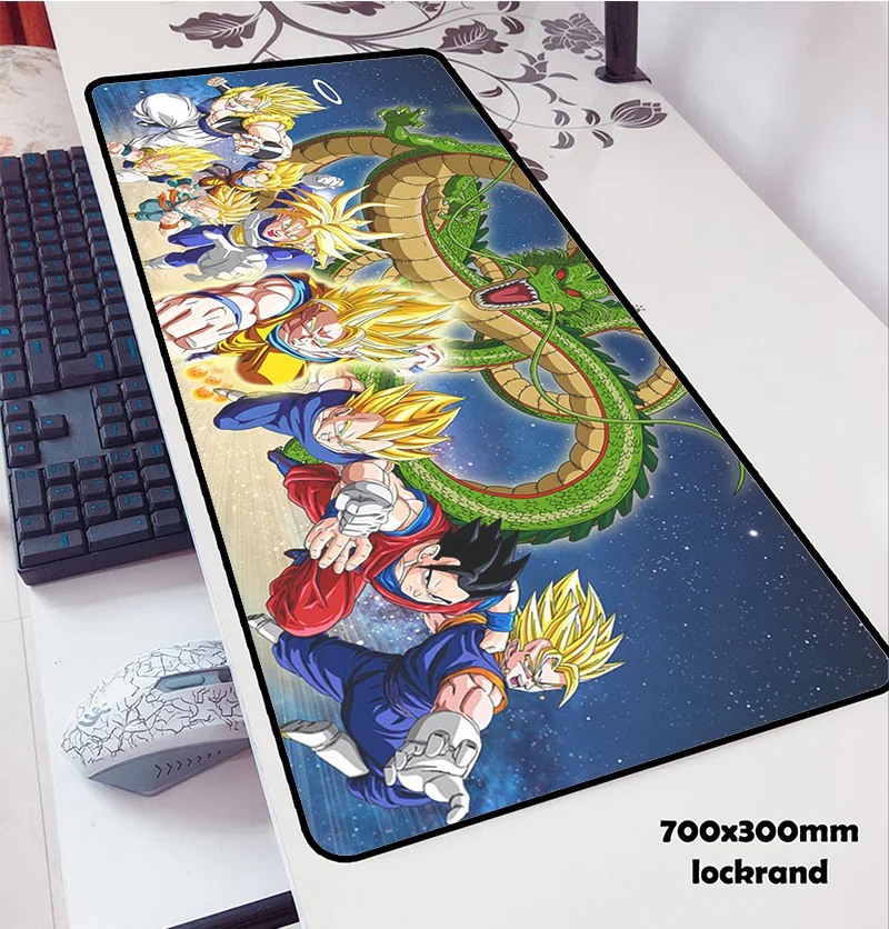 Коврик для мыши Dragon Ball 700x300x3 мм коврик для мыши мышь Notbook компьютерная padmouse дешевый игровой коврик геймер к клавиатуре коврики для мыши