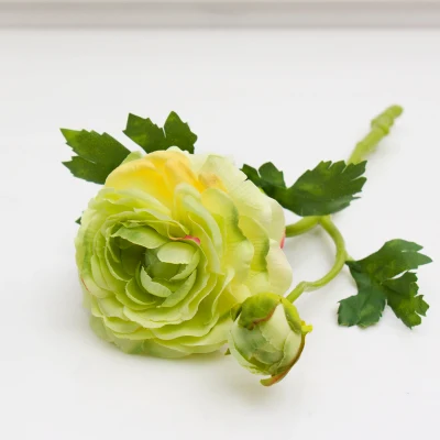 Искусственный Пион свадебное украшение mariage рождественские украшения для дома Имитация настоящий на прикосновение шелк роза декоративный цветок - Цвет: green