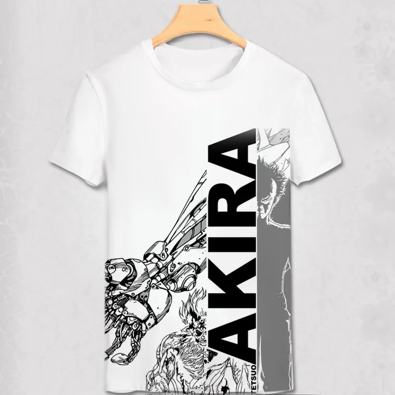 Футболка Akira Shotaro Kaneda Biker The Capsule Motorcycle японское аниме футболка Bro мужская летняя