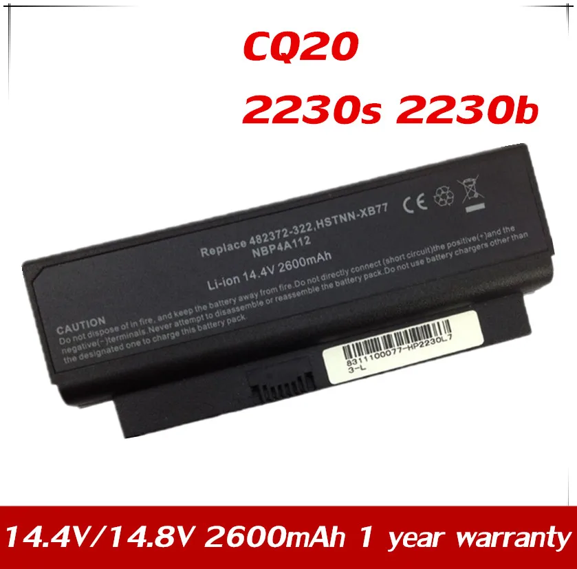 Батарея 7XINbox 14 4 В для HP Compaq CQ20 2230s 2230b 100 HSTNN XB77 OB84 DB77 npp4a112 I53C|battery for hp|for hphp compaq battery |