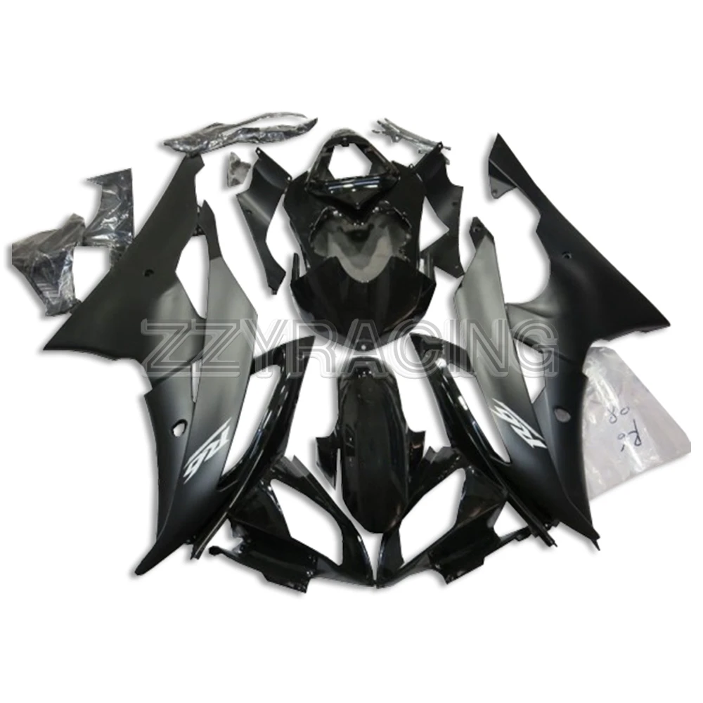 

Injection Fairings Kit for Yamaha YZF-600 R6 2008 - 2016 Complete ABS Plastic R6 08 - 16 Motorcycle Body Kit Black Panels Kit