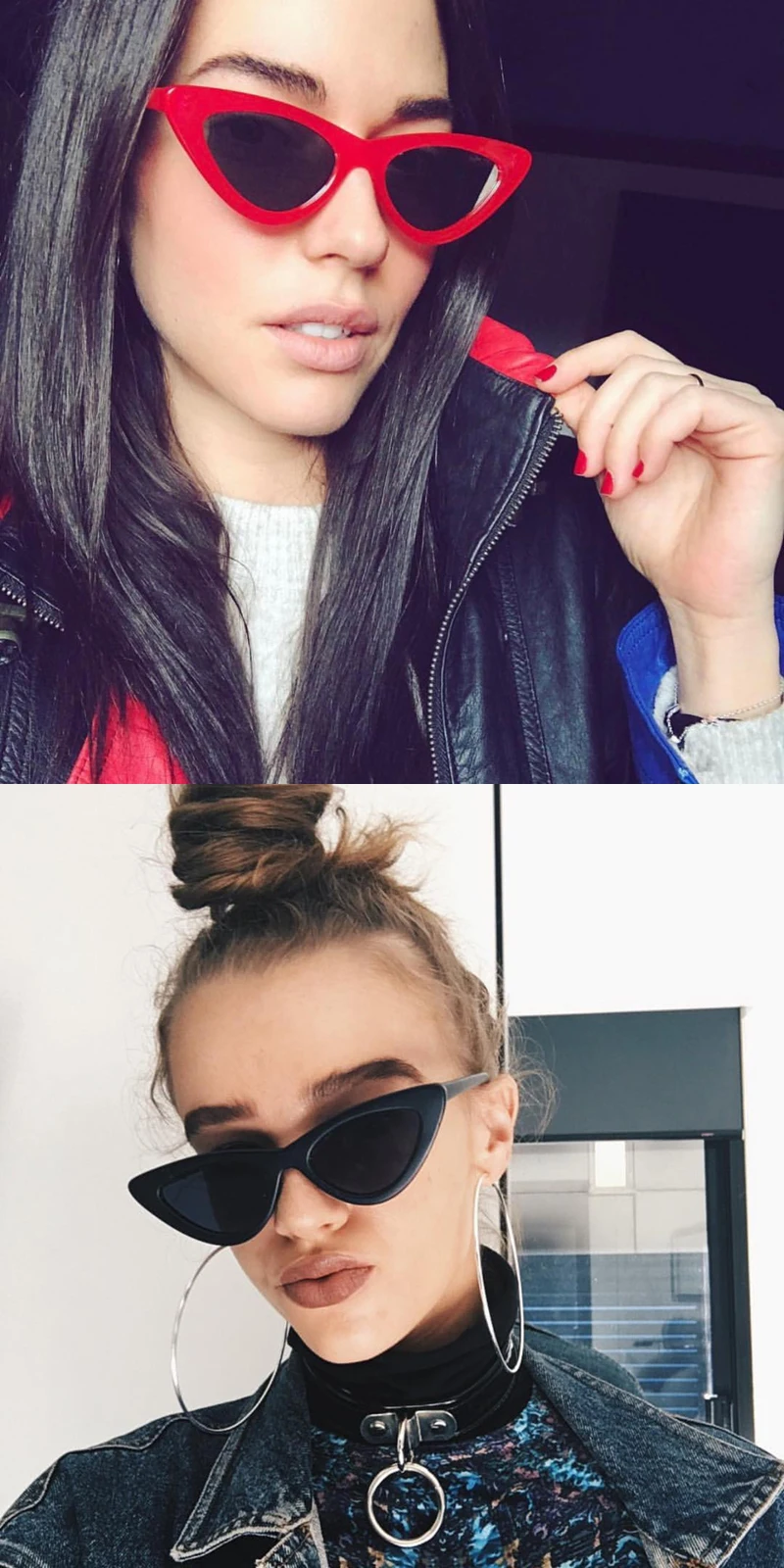 cute sexy retro cat eye sunglasses women details (1)