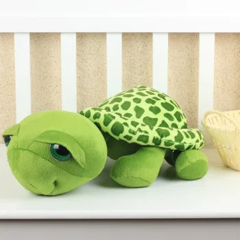

20cm Stuffed Plush Animals Super Green Big Eyes Stuffed Tortoise Turtle Animal Plush Baby Toy Gift